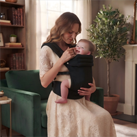 Porte-bébé de luxe ergonomique certifié CPC CE en coton de qualité supérieure, haute capacité de charge, pour bébés de 0 à 3 ans, pliable et facile à nettoyer