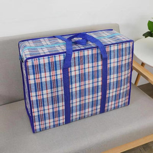 PP Chất Liệu Dệt Túi Cắm Trại Di Chuyển Gói Túi Quần Áo Túi Lưu Trữ Sinh Viên Gói Lưu Trữ Lưới Phong Cách Đơn Giản - Product Image 5