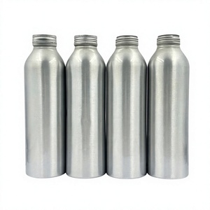 Aluminum Metal <b>Bottles</b> Standard Screw Caps (ROP Pilfer Proof) 99.7% Pure Aluminum Industrial Grade Containers for Beverage Food - Product Image 1
