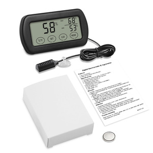 Công nghệ cao kỹ thuật số màn hình cảm ứng hiển thị nhiệt kế ẩm kế phòng bé trong nhà khô ẩm ướt nhiệt độ độ ẩm báo động thăm dò rongce - Product Image 5