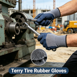 Gants industriels antidérapants en caoutchouc éponge, résistants au froid, durables, en silicone et sans poudre, personnalisables, vente en gros - Product Image 5