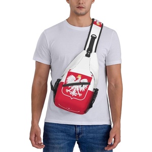 Sac <span class=keywords><strong>de</strong></span> poitrine à bandoulière avec drapeau <span class=keywords><strong>de</strong></span> <span class=keywords><strong>la</strong></span> Pologne, sac à dos patriotique <span class=keywords><strong>de</strong></span> grande capacité pour voyage et randonnée, sac à bandoulière personnalisé pour hommes et femmes - Product Image 5