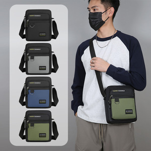 Fashion Xiuxianxile Men's Nylon Shoulder Bag Military Green Durable Crossbody Bag Everyday Use - Product Image 2