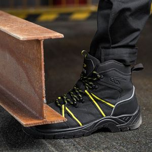 Zapatos deportivos de senderismo para hombre, antideslizantes, para trabajo al aire libre, zapatos de seguridad, zapatillas de moda impermeables y transpirables, botas de senderismo. - Product Image 3