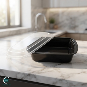 Rectangular PP Plastic Food <b>Storage</b> Containers with Airtight Lids, Microwave Safe Meal Prep <b>Boxes</b> - Product Image 1