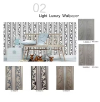Papier Peint Pvc Décoration Papier Peint Rouleau Classique 3d Papier Peint, Importation Vente Chaude Pas Cher Floral Design Moderne Hôtel 25466