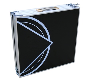 Hangrui-<span class=keywords><strong>Mesa</strong></span> plegable portátil de aluminio para fiesta, <span class=keywords><strong>mesa</strong></span> plegable de acero para acampar - Product Image 4