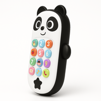 Jouet de téléphone portable pour bébé Jouets d'apprentissage sensoriel avec 12 fonctions Effets sonores multiples avec jouets de dentition légers pour bébés nourrissons