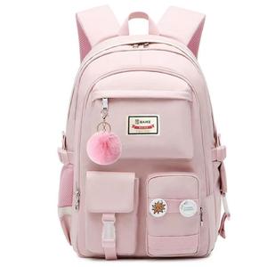 Sac à dos pour filles du lycée, grande capacité, en tissu Oxford, imperméable, de loisirs, antivol, avec fermeture éclair, vente en gros - Product Image 3