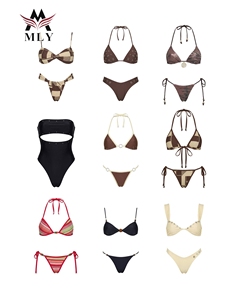 Fabricant <span class=keywords><strong>de</strong></span> maillots <span class=keywords><strong>de</strong></span> <span class=keywords><strong>bain</strong></span> MLY, ensemble <span class=keywords><strong>de</strong></span> bikinis à imprimé personnalisé multi-styles, maillots <span class=keywords><strong>de</strong></span> <span class=keywords><strong>bain</strong></span> pour femmes, logo personnalisé, vêtements <span class=keywords><strong>de</strong></span> plage - Product Image 1