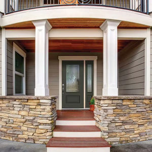 Portes extérieures en composite de fibre de verre, design personnalisé, fabriquées par Fangda Factory, pour les maisons - Product Image 1