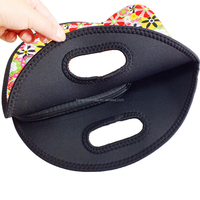 Sac isotherme en néoprène avec porte-bouteille, sac à lunch réutilisable et étanche pour le bureau, les voyages et les pique-niques
