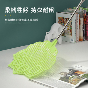 Raquette à mouches télescopique 80 cm extensible, design patte de chat, pour le contrôle des insectes à la maison - Product Image 2