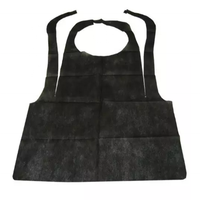 Tablier jetable en tissu non tissé sans manches pour enfants de la maternelle bavoir repas pour la cuisson approprié pour l'utilisation des vêtements