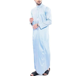 Haute qualité, meilleur design, uniforme thobe musulman pour hommes, thobe musulman de grande taille à des prix abordables pour hommes en vente - Product Image 6