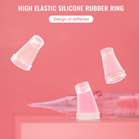 20 aiguilles universelles pour maquillage permanent (PMU) et tatouage, pour lèvres, sourcils (Nano Brow, Hairstroke), avec poignée en silicone