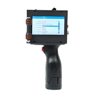 Impresora de Inyección de Tinta Industrial Portátil IPS HH254 Plus de 25.4 mm, Tecnología TIJ, Funciona con Batería, Codificación de Códigos QR/Códigos de Barras para Aplicaciones en Bolsas