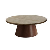 Table basse moderne de style rétro simple Table d'appoint de meubles de maison pour le salon Style de panneau de bois