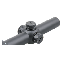 Lunette de tir Vector Optics 1-10x24 SFP LPVO avec télémètre, tube monocylindre de 30 mm, entièrement multicouche, éclairage rouge à 11 niveaux