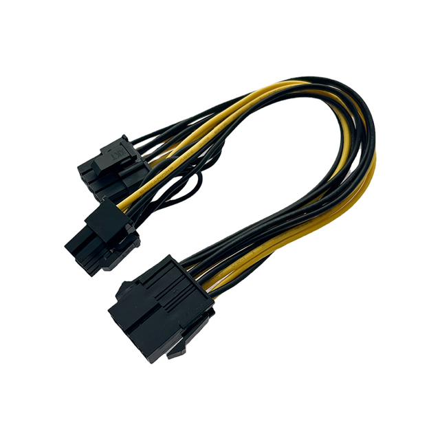 Power CPU 8P To Graphics Card Dual 6+2 Power Supply Cable 20Cm