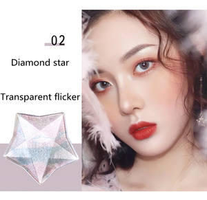 <span class=keywords><strong>Diamante</strong></span> estrella brillante polvo de cara destacando maquillaje 3D <span class=keywords><strong>contorno</strong></span> impermeable resaltador - Product Image 4