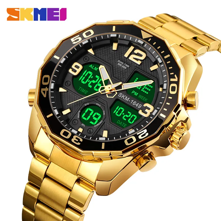 SKMEI 1649 2021 New Fashion Men's Watches Top Brand Digital Watch Sport Chrono Waterproof Quartz Watch Men Relogio Masculino