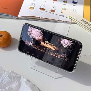 Современная акриловая подставка для телефона Mesibo в форме X, водонепроницаемая прозрачная витрина для стола или прилавка - Product Image 3