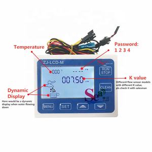 ZJ-LCD-M Prepaid Water Meter Controller + 1.25 zoll Turbine Flow Sensor + Power Adapter With Total Flow Indicating - Product Image 3