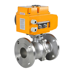 Válvula de bola eléctrica motorizada COVNA de acero inoxidable 304 de dos vías con sobremando a la controlación manual para sistema de riego por goteo con ventana de 90 días - Product Image 4