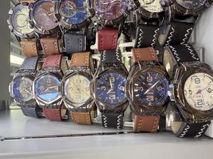 HYF Fashion Smart <b>Watch</b> Square Stainless Steel Case Leather Band <b>Heart</b> <b>Rate</b> <b>Monitor</b> 5Bar Water Resistant Android Unisex - Product Image 3