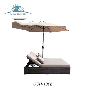 เก้าอี้พักผ่อนพลาสติกริมสระว่ายน้ำโรงแรมคาบาน่าริมชายหาด - Product Image 5