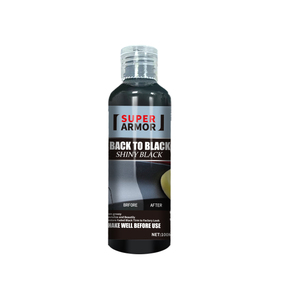 Revêtement professionnel de rénovation pour pièces <span class=keywords><strong>en</strong></span> plastique noir - Nano Restaurateur Noir Intense pour garnitures et pare-chocs de voiture - Brillance longue durée - Product Image 5