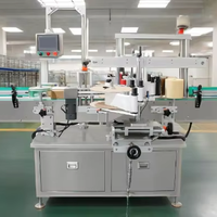 Machine d'étiquetage électrique semi-automatique double face pour l'emballage des boissons et des aliments avec contrôle PLC