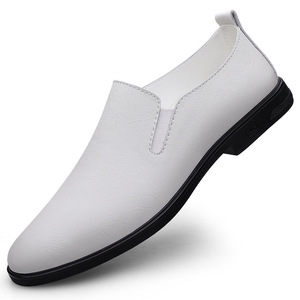 Zapatos de Cuero Casuales para Hombre 2026, Negros, Cómodos, con Suela Suave, Talla Grande, Estilo Británico - Product Image 2