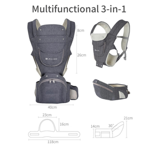 G-FAVOR respirant multifonctionnel <span class=keywords><strong>porte</strong></span>-bébé confortable <span class=keywords><strong>porte</strong></span>-bébé Hipseat bébé pochette - Product Image 4