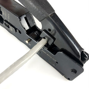 Pince à sertir hydraulique pour câbles réseau, dénudeur de fils, outil de sertissage RJ45 traversant pour Cat6 Cat7 - Product Image 4