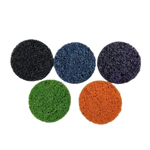 Disque de ponçage en nylon pour polissage de métal, 125 mm, diamant noir, fixation auto-agrippante en velours, fourni par l'usine - Product Image 4