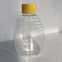 Pot de stockage de miel naturel 250 ml, 360 ml, 500 ml, bocal à large ouverture avec joint, bouteille de miel en plastique PET 180 ml