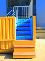 Maison de conteneur portable 40FT et piscine extérieure pour diverses applications