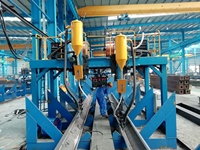 Équipement de soudage automatique à portique industriel LMZ-1500 pour grandes structures en acier, poutres en H, poutres en boîte, poutres transversales