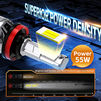CAR-REFINE M7P 110W 10000LM Auto phares LED H4 H7 H3 H11 HB3 HB4 9005 9006 6500K Canbus gratuit voiture phare Led Para Auto