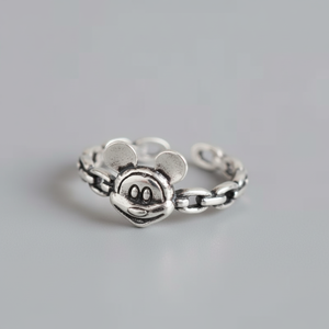 Vendita calda Gothic Punk da uomo Trending moda anelli regolabili croce luna stella gemma con intarsio all'ingrosso - Product Image 1