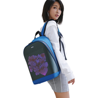Sac à dos intelligent avec écran LED caché, contrôle WIFI, édition de logiciels, tendance 2021, nouveau modèle, étanche