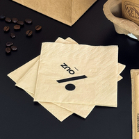 Serviettes en BOPP personnalisées avec logo imprimé de qualité supérieure pour supermarchés, parfumeries, boissons, aliments ou cafés