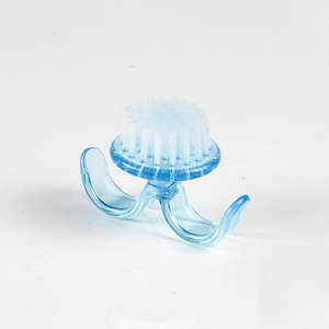 Brosse à ongles multifonctionnelle transparente HQ Plastic pour salon professionnel, mini brosse à poudre anti-poussière pour ongles - Product Image 2