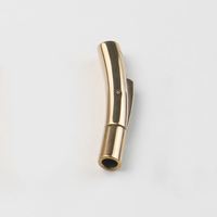 Fermoirs magnétiques en acier inoxydable pour la fabrication de bijoux et de bracelets, fermoirs magnétiques à extrémité de collier en argent et or noir