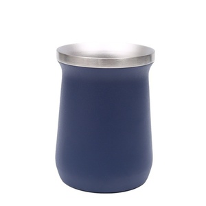 Mini Taza de Mate de 8oz, Taza de Café Portátil para Exteriores, Taza Térmica de Doble Capa de Acero Inoxidable 304 - Product Image 4
