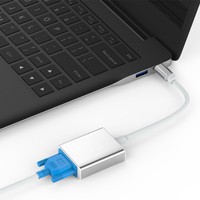 Adaptador de Aluminio Tipo-C a VGA 1080P60Hz Thunderbolt3 Plug&Play para MacBook, Laptop, Monitor, Proyector, Modo DP Alt, OEM