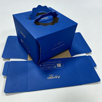 Boîtes rigides personnalisées imprimées avec impression UV dorée, papier d'art de qualité alimentaire, emballage recyclable et jetable pour produits alimentaires