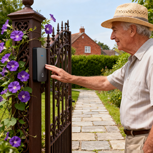 Hệ thống an ninh cắm trong nhấp nháy đầy màu sắc LED Chuông cửa không dây với LED ánh sáng ban đêm 2 trong 1 chức năng Home chuông - Product Image 3